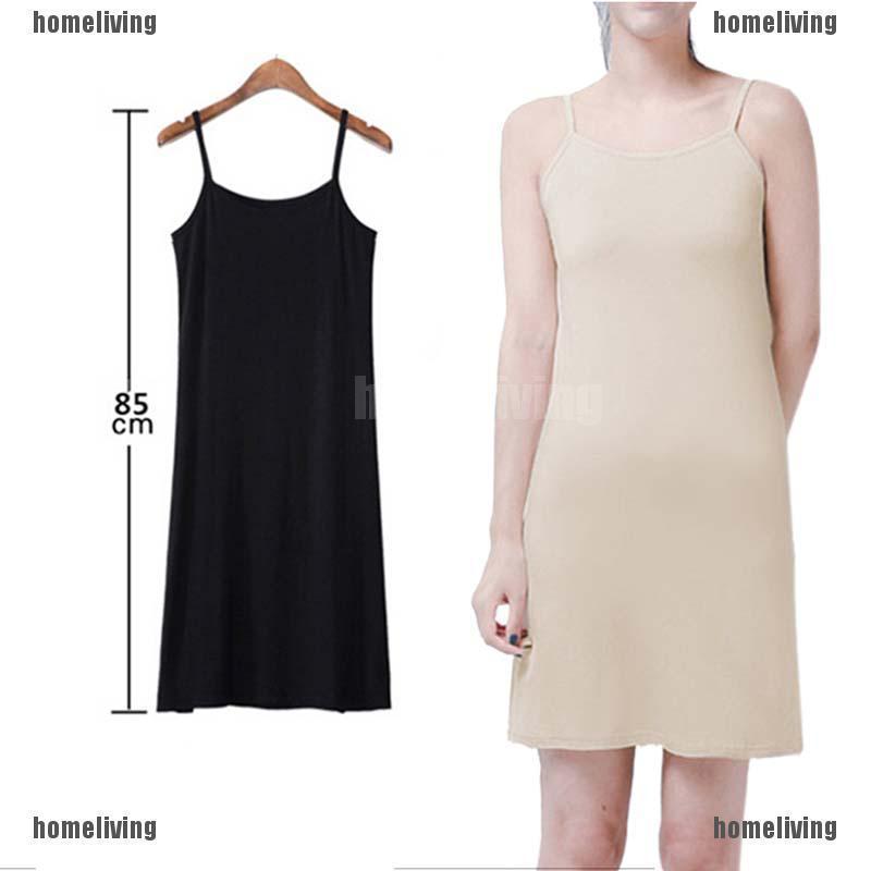 long black camisole dress