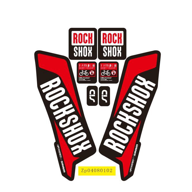 rockshox fork stickers