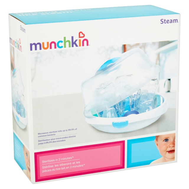 munchkin steam guard microwave bottle sterilizer