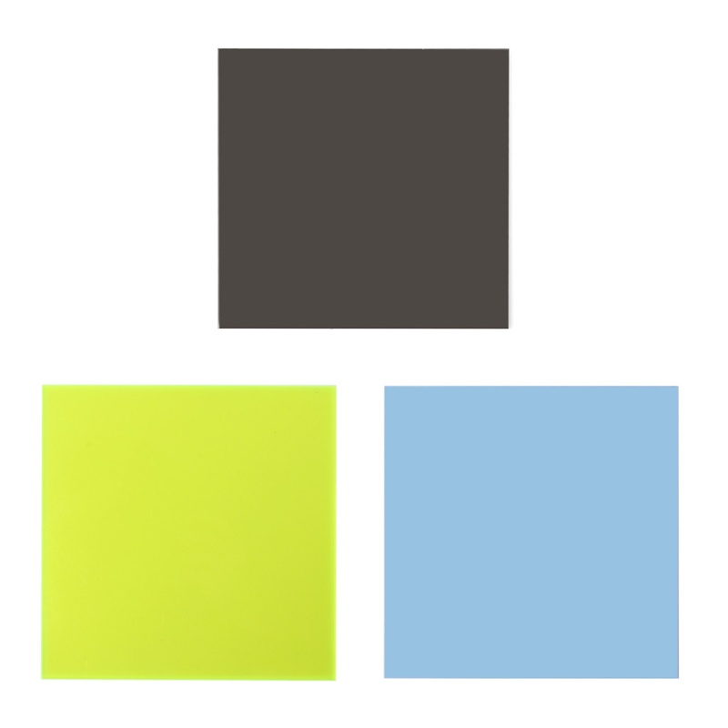 PCF* Color Acrylic Sheet Practical Plastic Sheet Transparent Colors Glass Panel 15x15cm for Multi-Category Signs DIY Pro