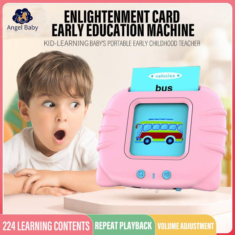 Portable Educational Toys Kids Card Machine Pronunciation Speaking