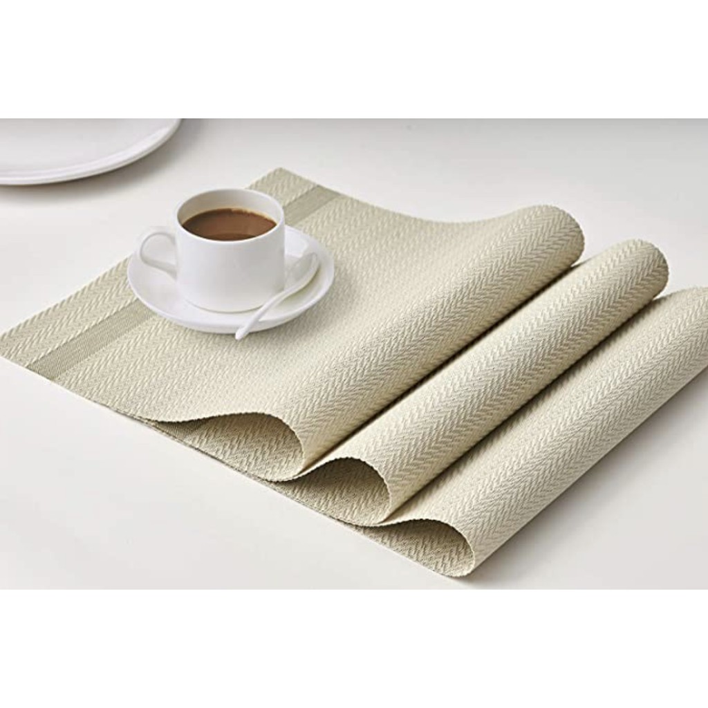 Aesthetic Placemat Heat-Resistant High Quality Placemats Stain Resist ...