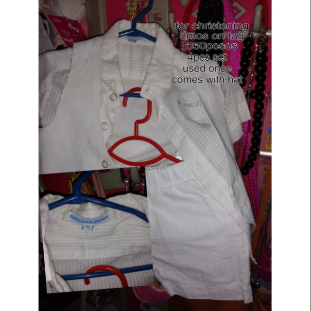periwinkle christening clothes