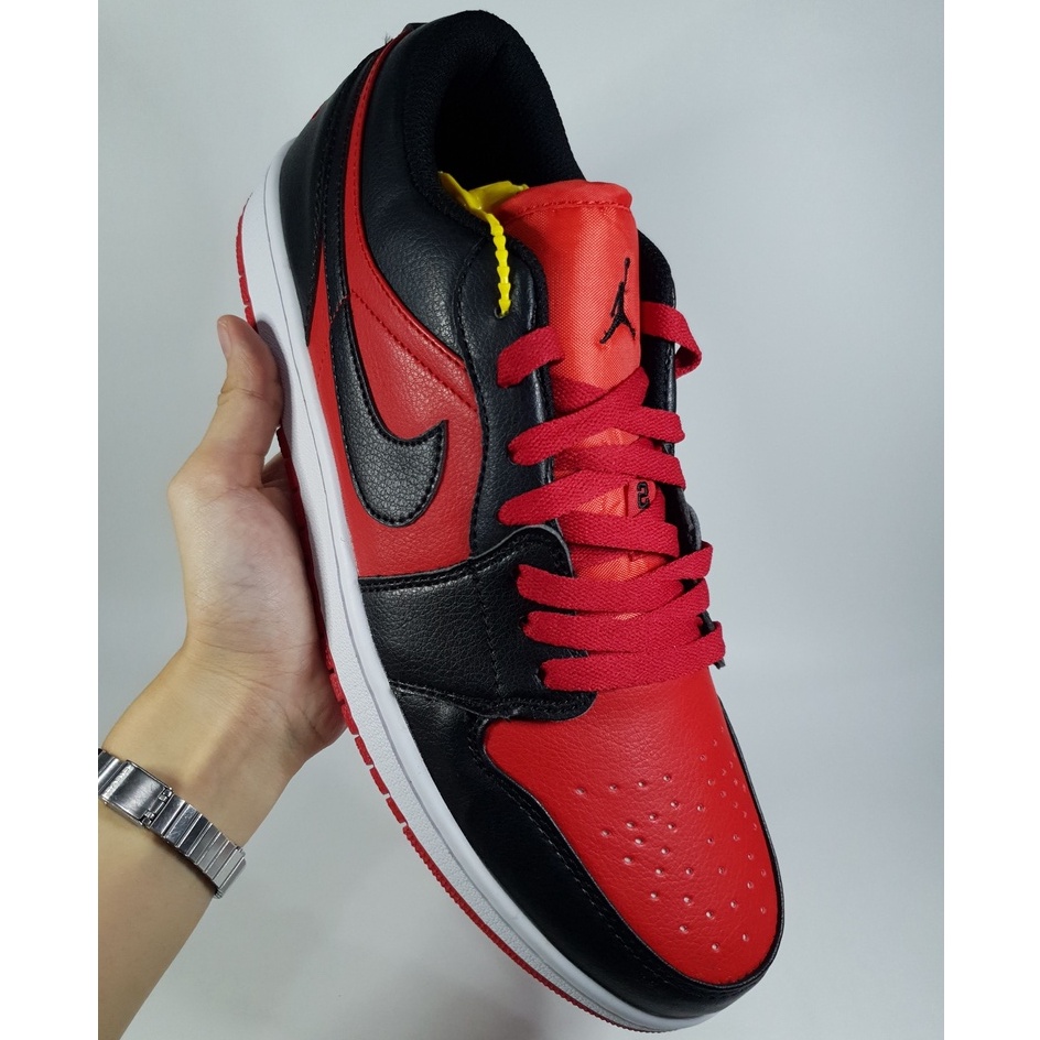 Nike Air Jordan 1 J1 Low Reverse Bred Gym Redblackwhite Size 11 Us Mens Top Gradeprem