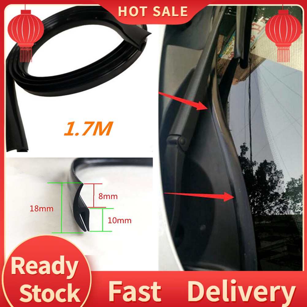 【Ready Stock】1.7M Universal Auto Car Front Windshield Window Seal