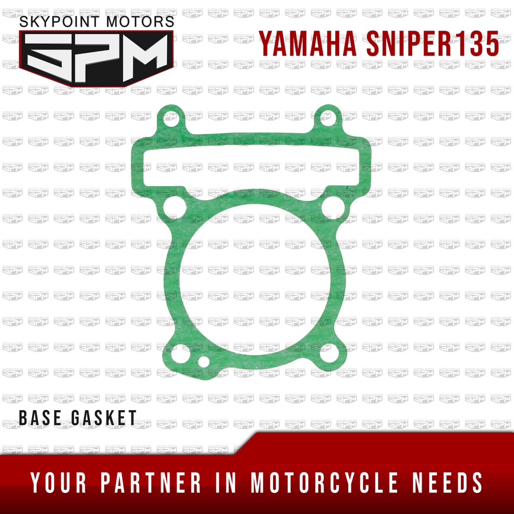 R8 MOTORCYCLE BASE GASKET FOR YAMAHA SNIPER 135 MADE IN THAILAND (9857