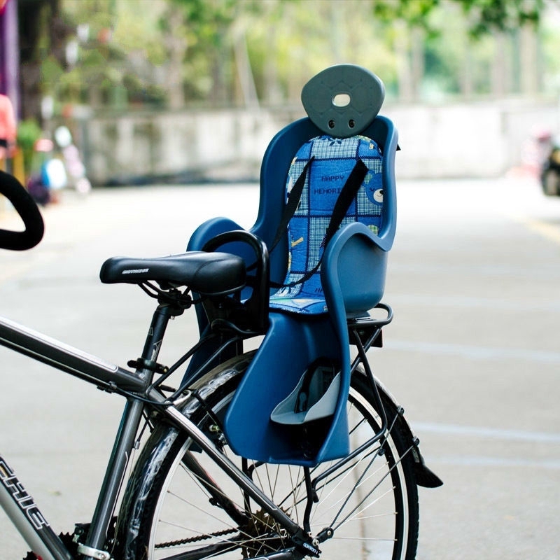 baby on back of bike