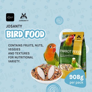 JONSANTY Bird Food for Parrots and Conures Cockatiel Linnies 2lb
