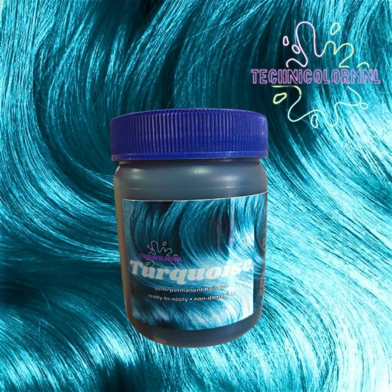 Turquoise 140ml Technicolor Hair Semi Permanent Hair Dye 