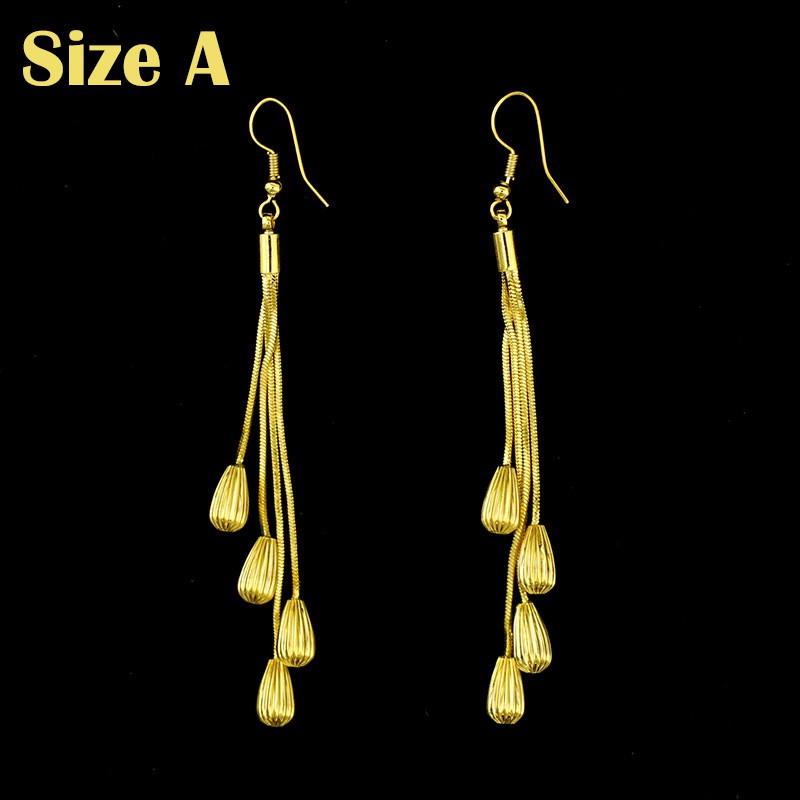 Saudi 24k Gintong Mga Hikaw Ng Kababaihan Na Regalo Ng Alahas Mga Studearrings Women Jewelry Decor Shopee Philippines