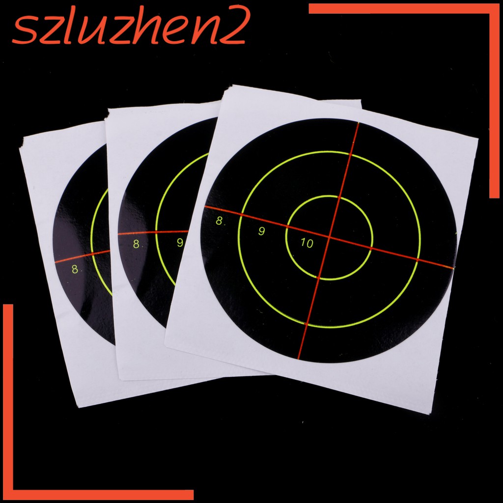 3/" Adhesive Paper Targets 100pcs Shooting Targets Reactive Splatter Dia