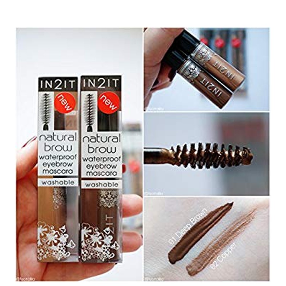 In2it Natural Brow Waterproof Eyebrow Mascara S Brow Make Up Shopee Philippines