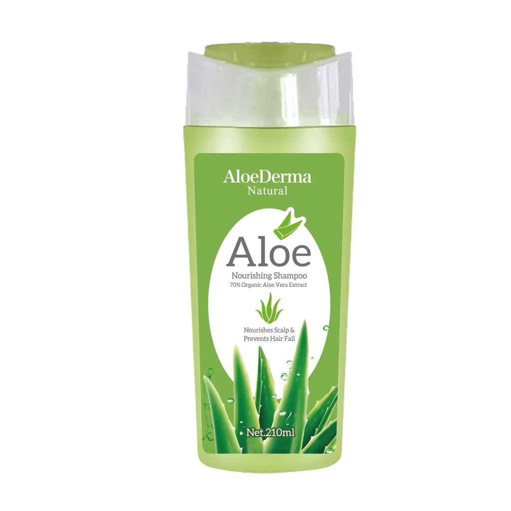 Aloederma Natural Shampoo 210ml | Shopee Philippines