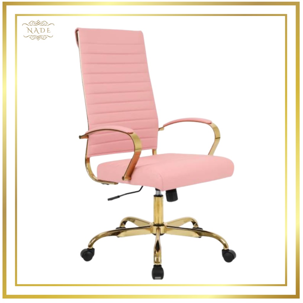 Rose Ergonomic Executive Office Or, Rose Colored Desk Chair
