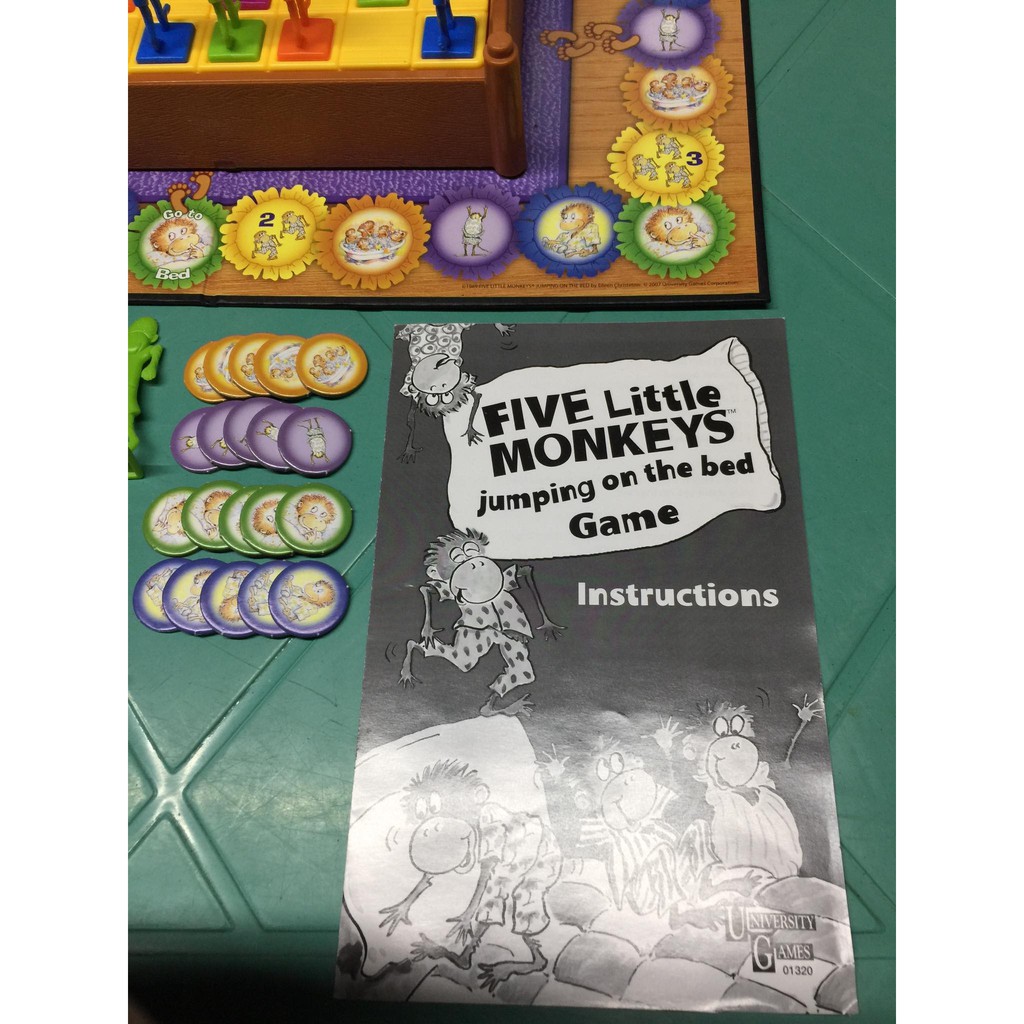 07 Five Little Monkeys Jumping On The Bed Game Shopee Philippines