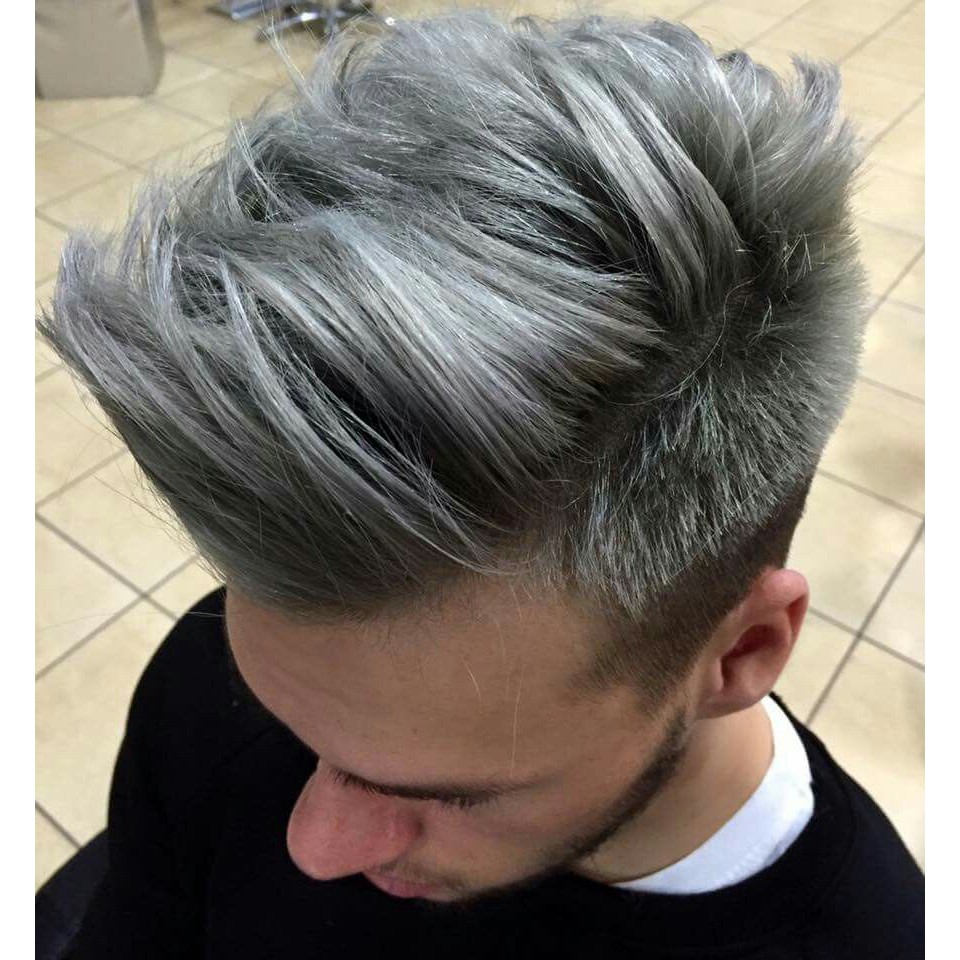 Intense Very Light Gray Hair Color with Oxidant ( 9/1 Bob Keratin Permanent  Hair Color ) | Shopee Philippines