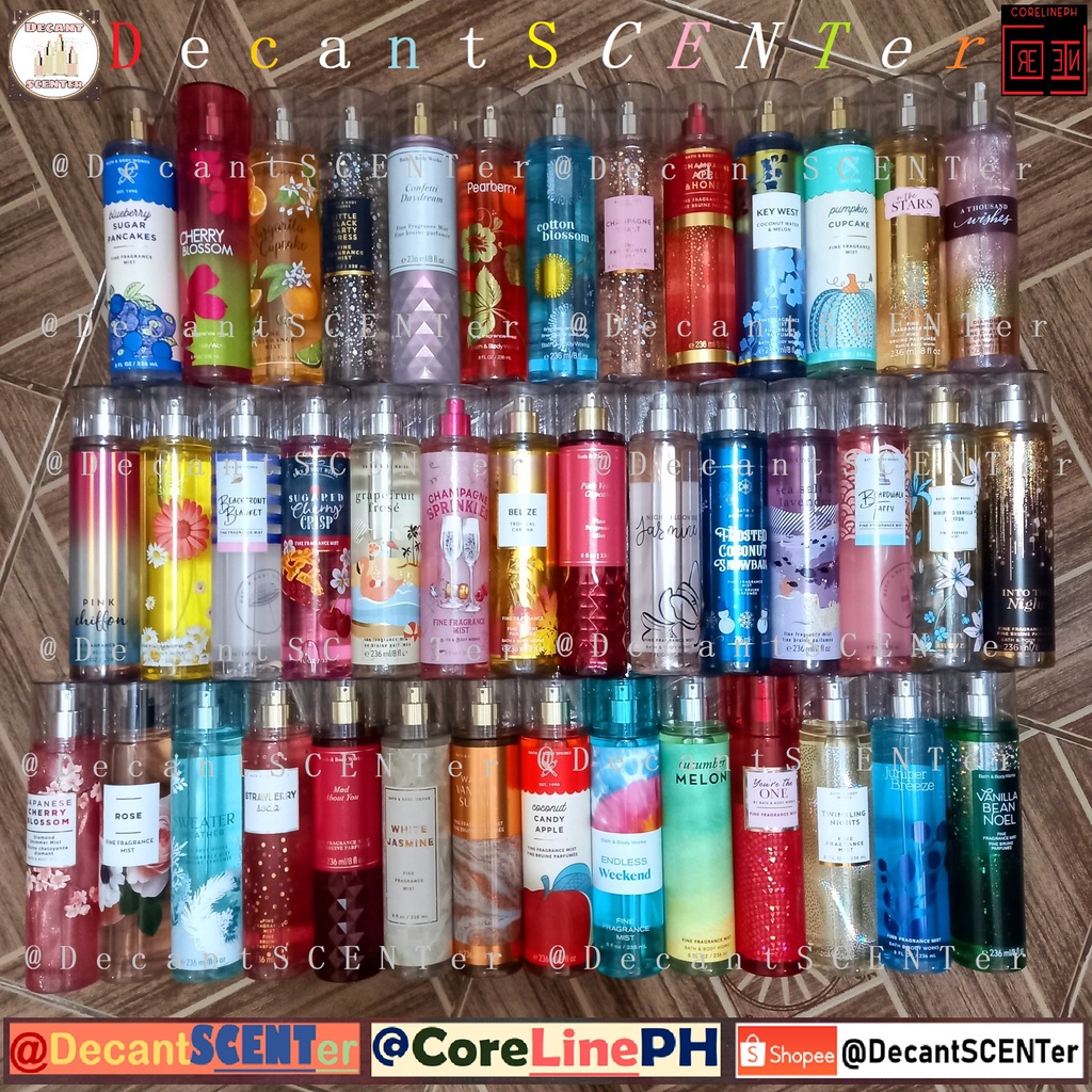 Original Bath & Body Works - Full Sizes Mist 236ml | Shopee Philippines