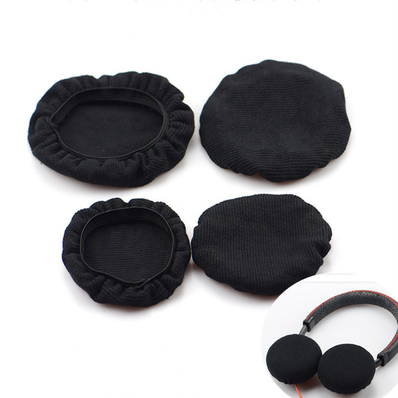 1Pair Stretchable Washable Ear Pad Covers Earcup Protectors Fabric