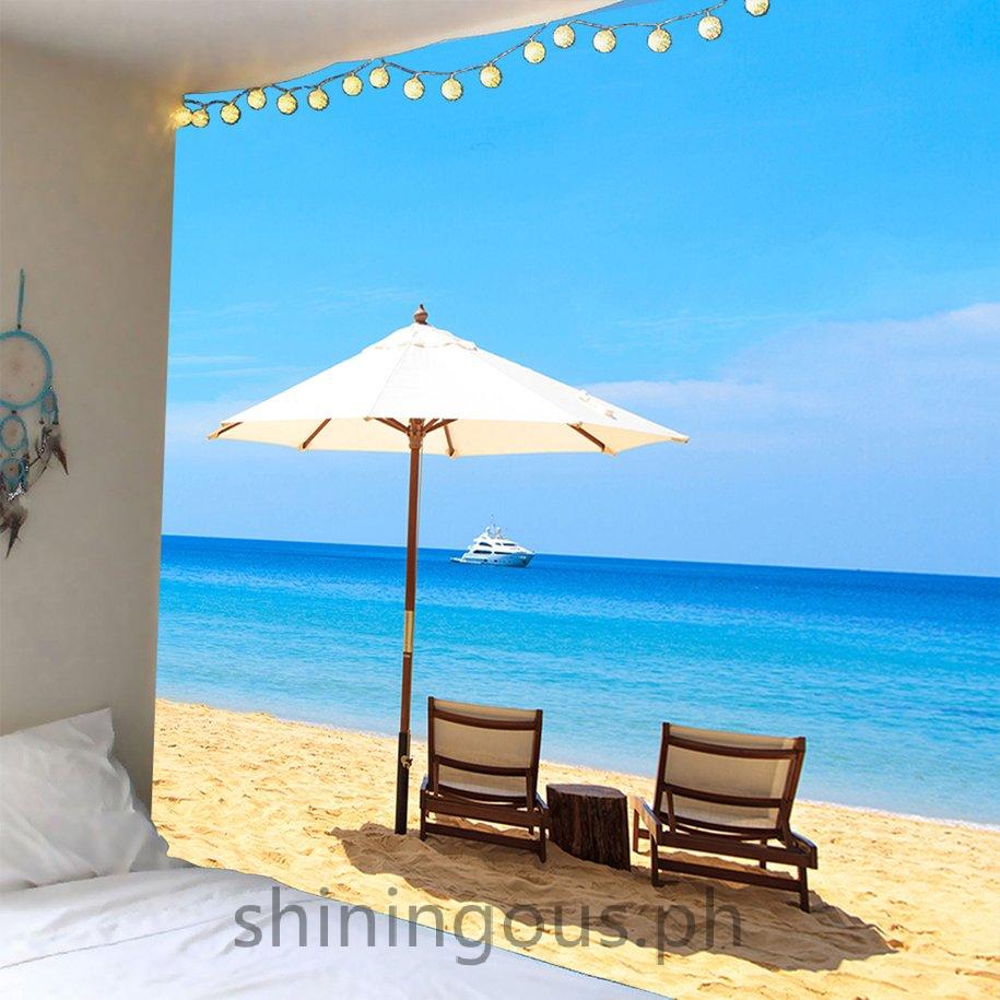 Large Beautiful Beach umbrella Wall Tapestry Wall Hanging Blanket 1.5*1.3m