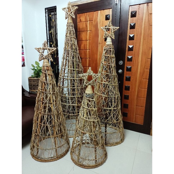 RATTAN CHIRTSMAS TREE Shopee Philippines