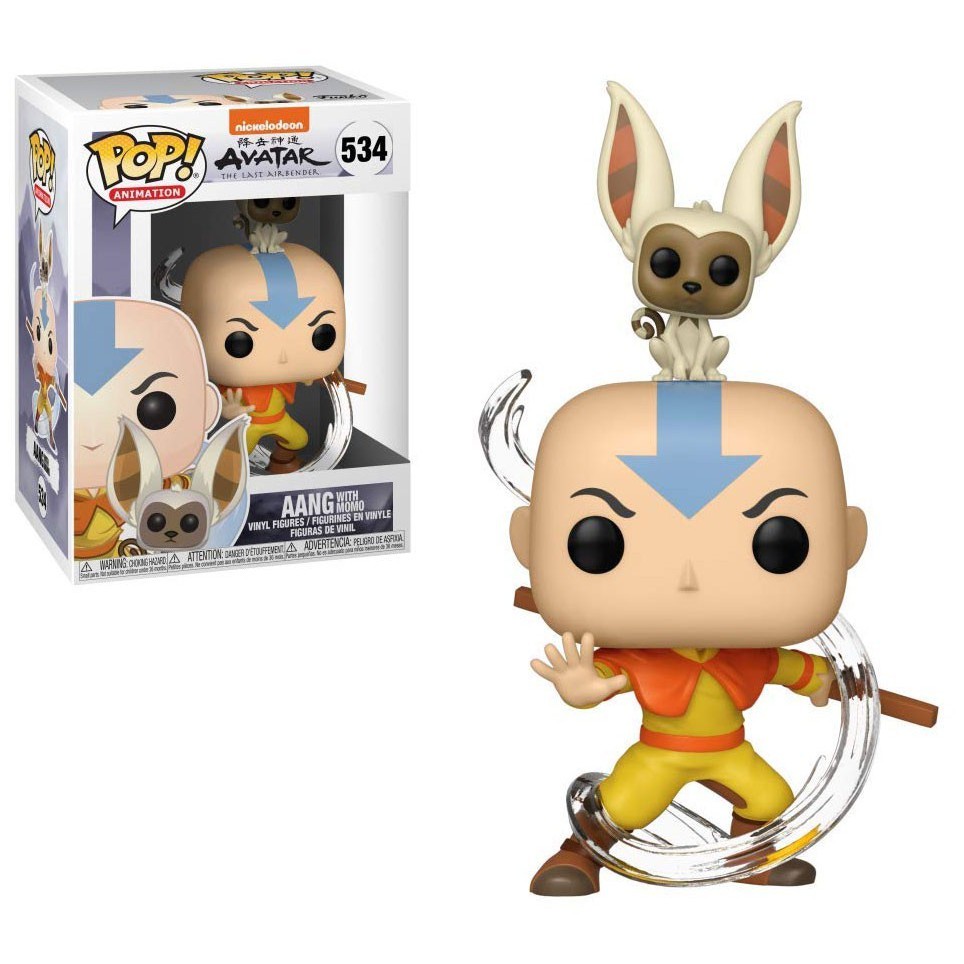 Funko Pop Avatar Aang Katara Sokka Toph 