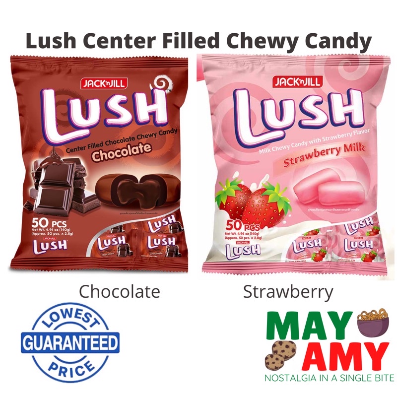 Jack n' Jill Lush Candy (Chocolate, Strawberry) | Shopee Philippines