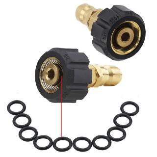 Pressure Washer Adapter Set, Quick Connector, M22 14mm Swivel To M22 