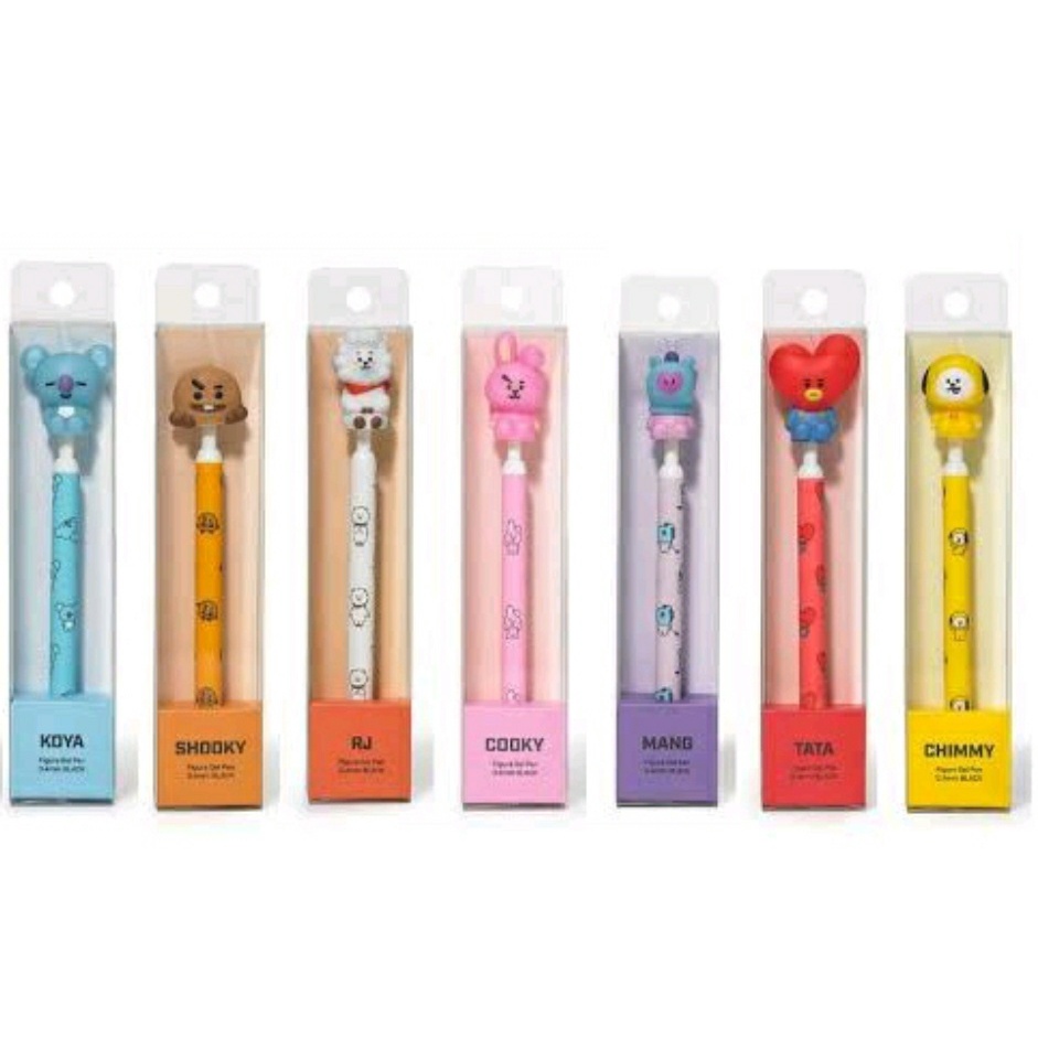 Bt21 Figure Gel Pen - Bts - Line Friends 