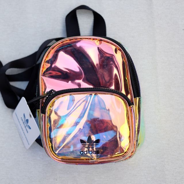 mini iridescent backpack