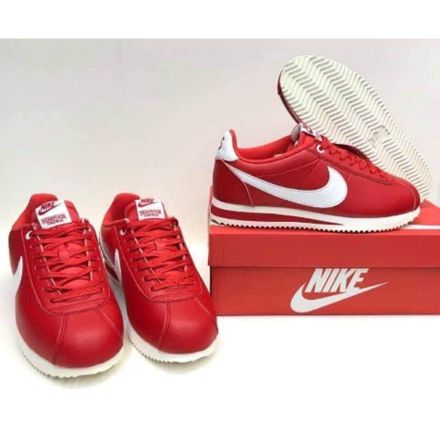 stranger things nike cortez red