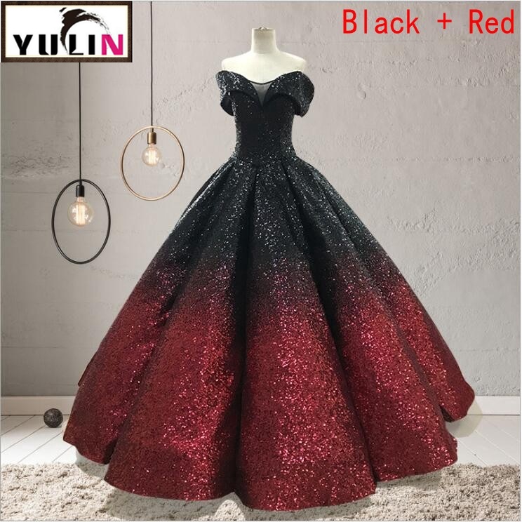 black debut gown
