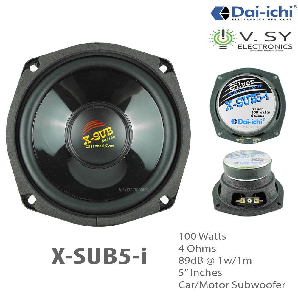 subwoofer 5 inch 4 ohm