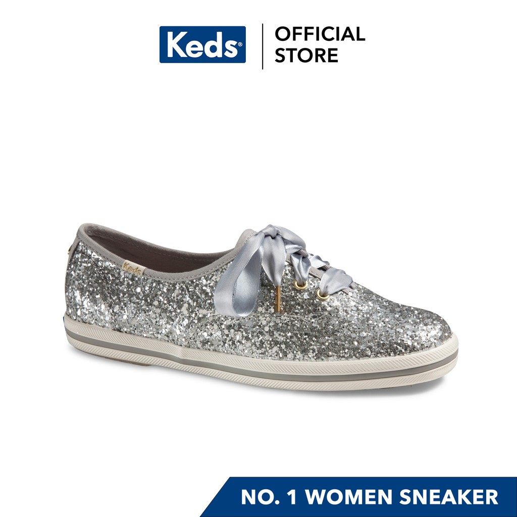 Keds Champion Kate Spade Glitter (Silver) WF52390 | Shopee Philippines