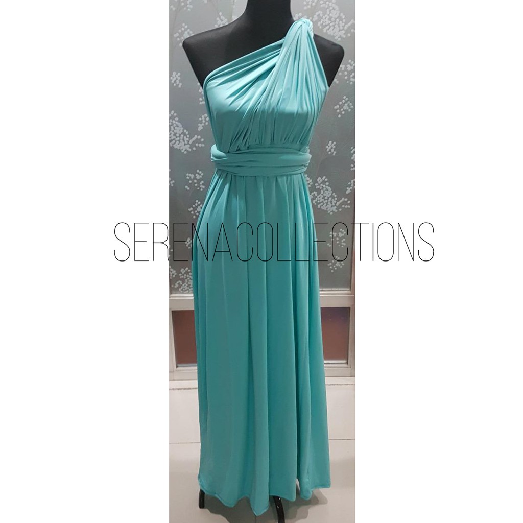 aquamarine infinity dress