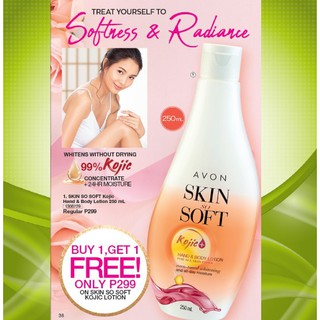Avon Skin So Soft Whitening Kojic Hand And Body Lotion 250 Ml Shopee Philippines