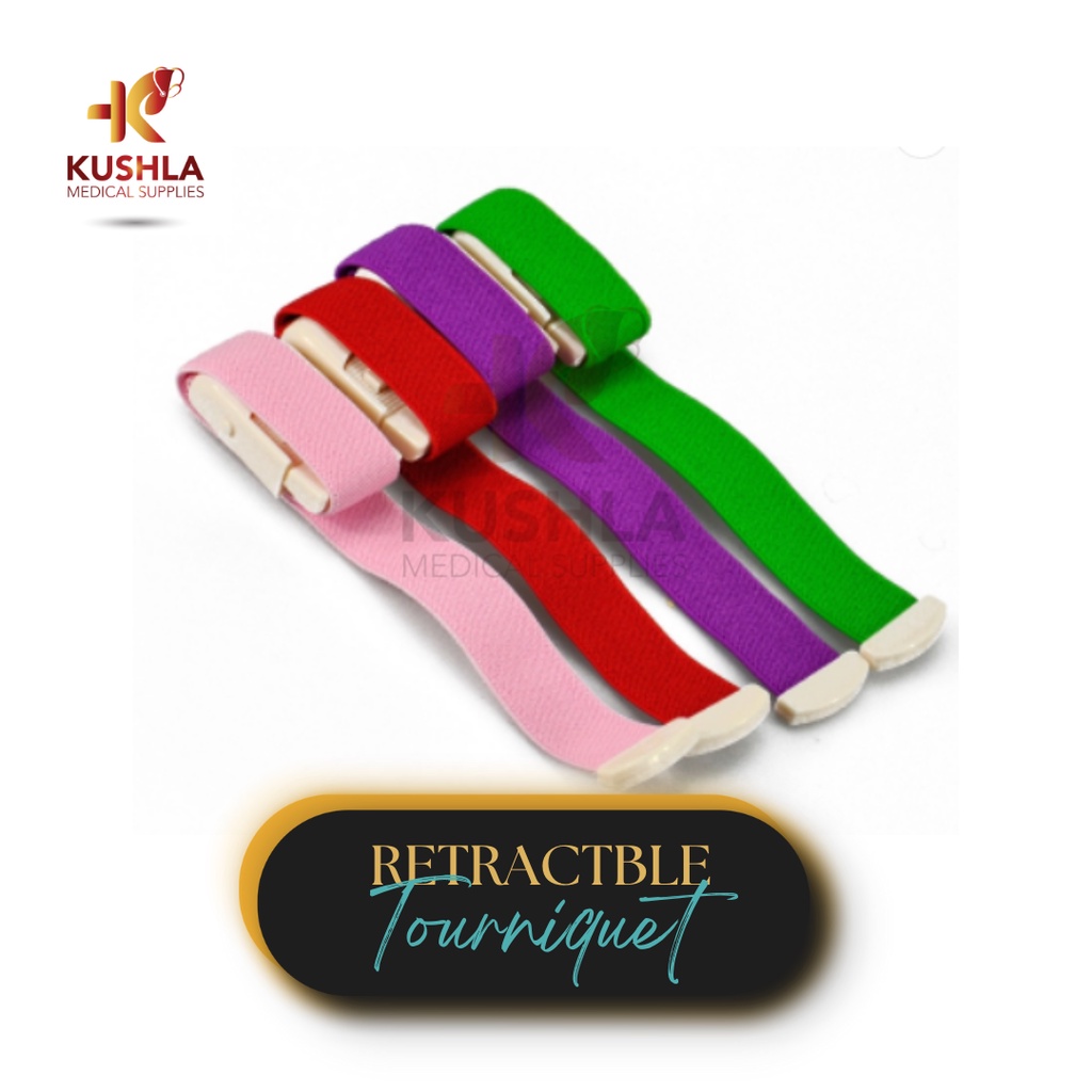 Retractable Tourniquet Colored Tourniquet (Assorted Color) Shopee