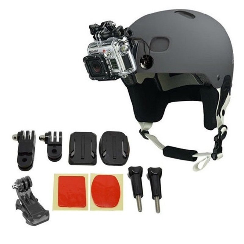 bike helmet with gopro mount built in