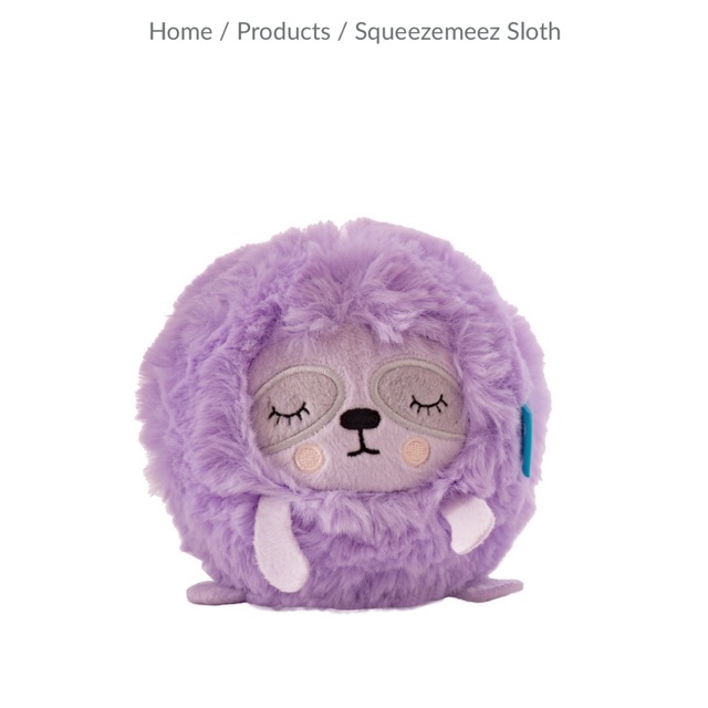 squishy sloth toy