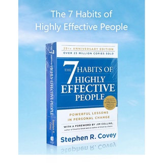 The 7 Habits of  Highly Effective People By Stephen R. Covey English Professional Management Reading Book for Adult