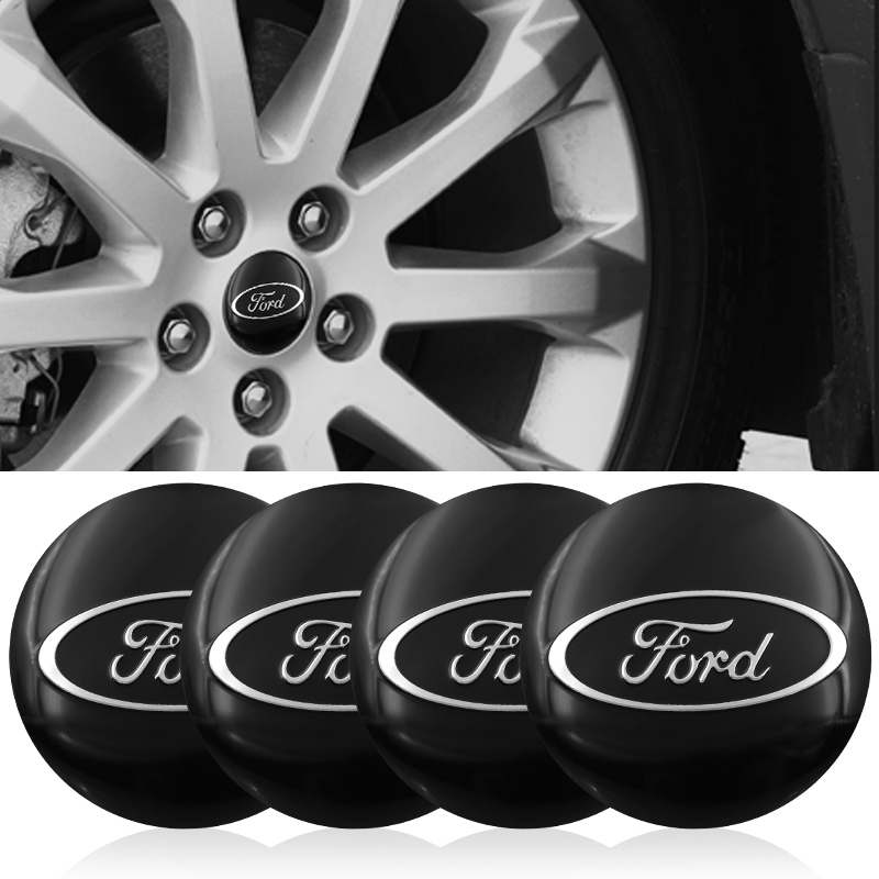 4pcs 56.5mm Car Hub Caps Car Tire Wheel Center Cover Sticker Car