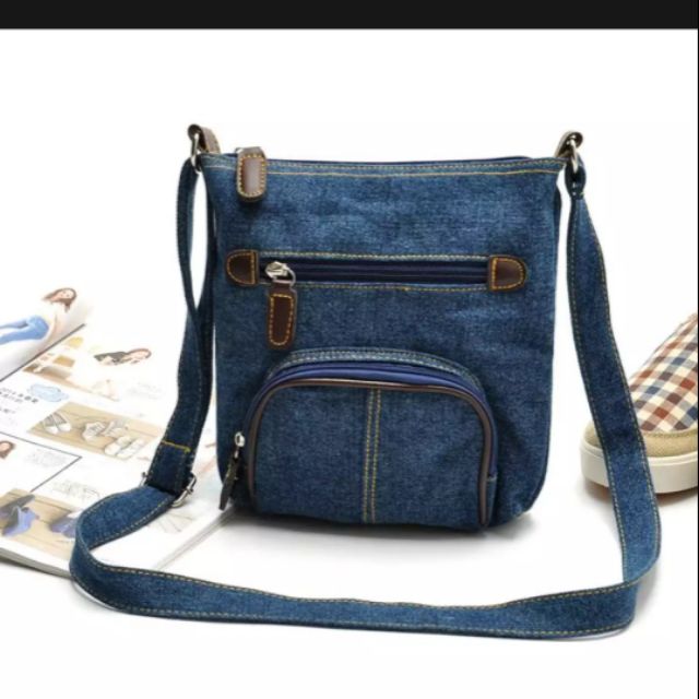 fastrack denim bag