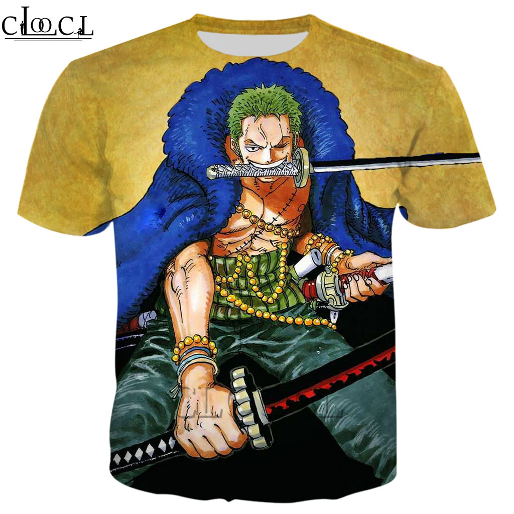 Playera Con Estampado De Roronoa Zoro De One Piece ...