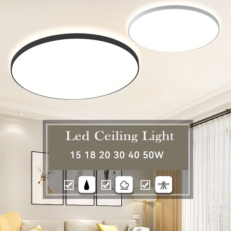 Led Ceiling Light Modern Nordic Lights 18/20/30/40/50W Ceiling Lamp ...