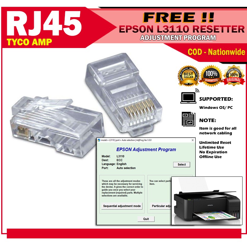 Pilote Cara Mereset Imprimante Epson L100