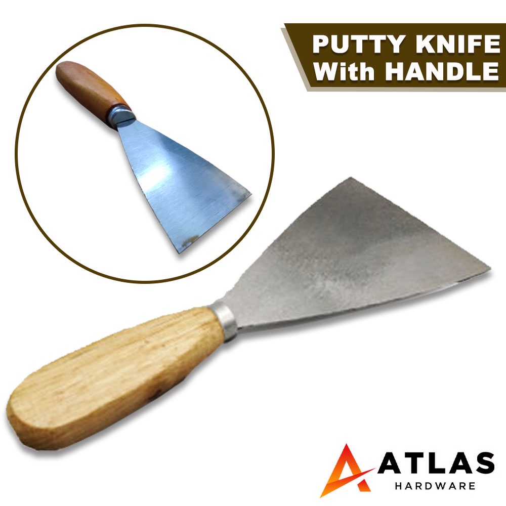 Wood Handle Scrapper (PuttyKnife) Shopee Philippines