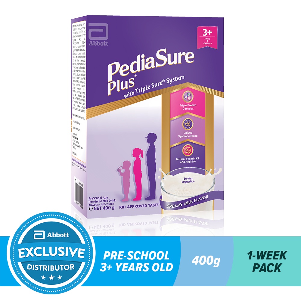 Pediasure Plus Creamy Milk 400g For Kids Above 3 Years Old 561