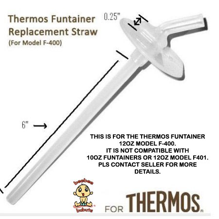 Models Please see pictures Thermos FUNtainer Replacement Straw for F401 12oz