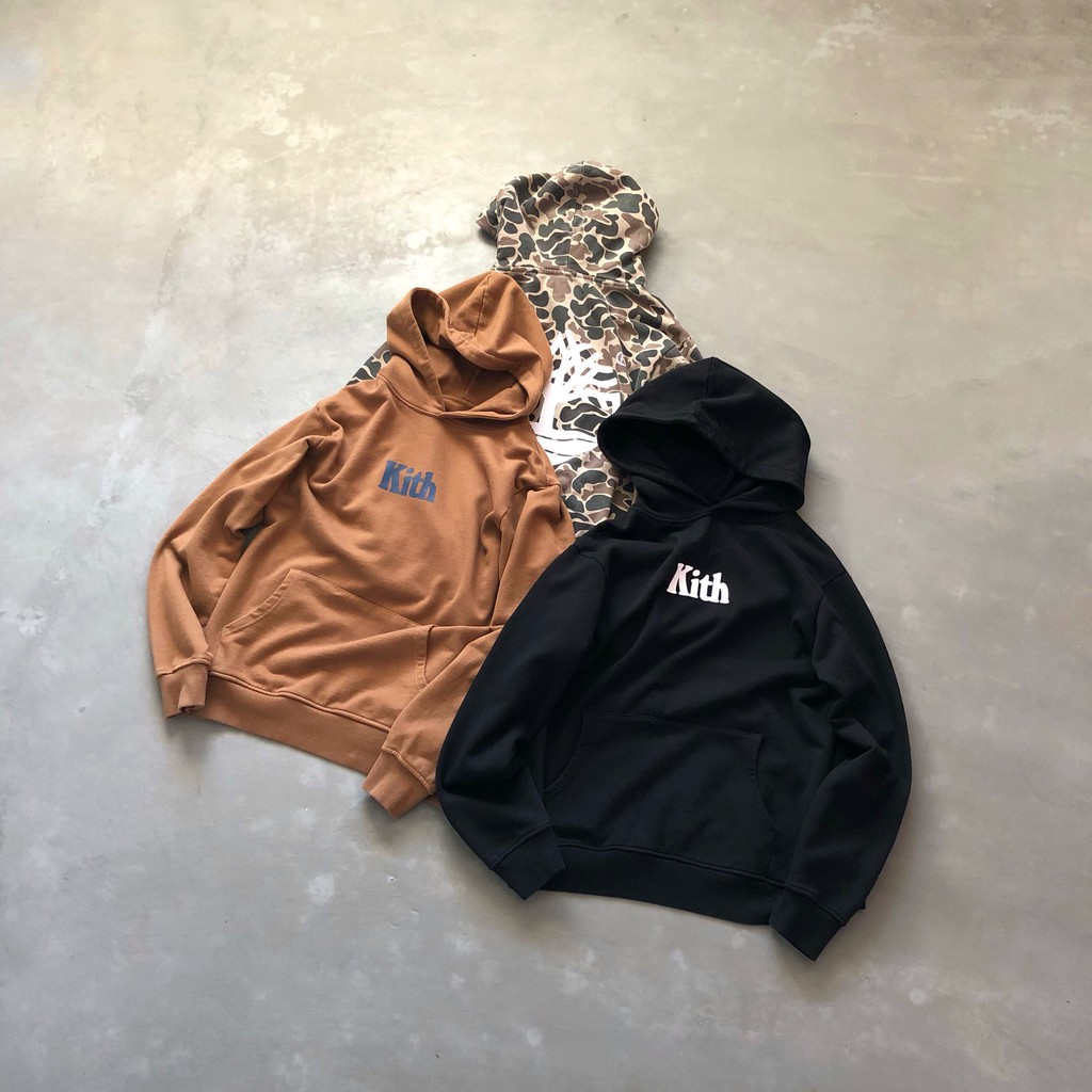 kith camo hoodie