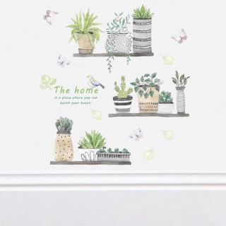  Stiker  Dinding Desain Tanaman Bonsai Bunga Kupu Kupu Untuk  