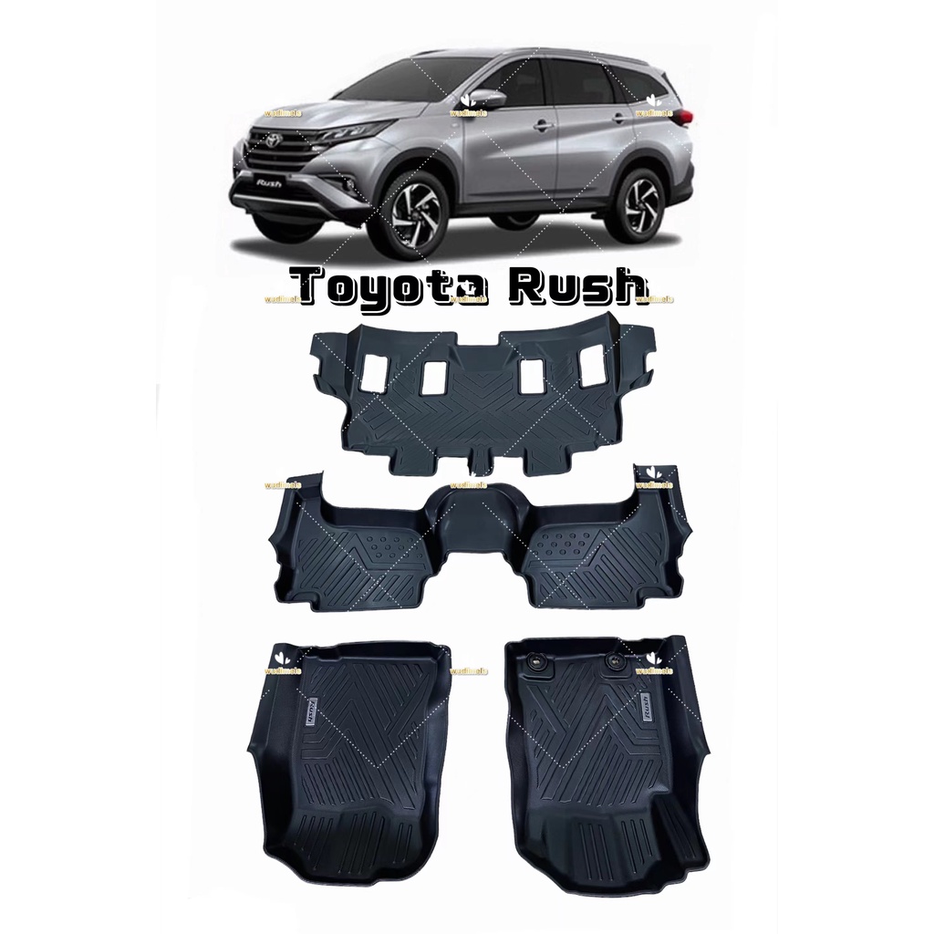 Version 3 Deep Dish Matting for Toyota Rush G E 2018 2022 OEM Deep